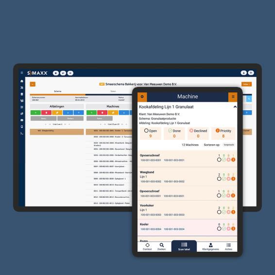 smaxx lubrication maintenance software digital lubrication schedule plan